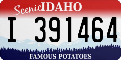 ID license plate I391464