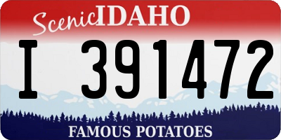 ID license plate I391472