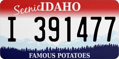 ID license plate I391477