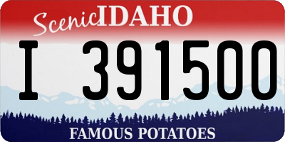 ID license plate I391500