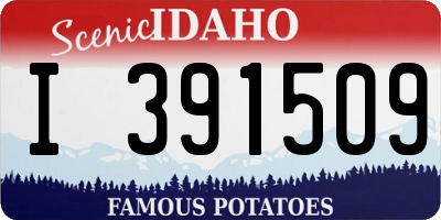 ID license plate I391509