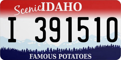 ID license plate I391510