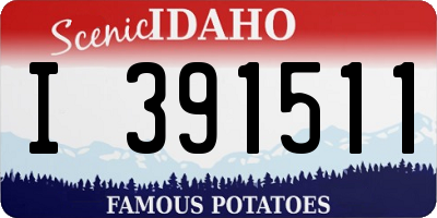 ID license plate I391511