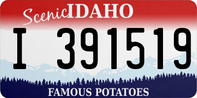 ID license plate I391519