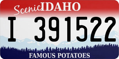 ID license plate I391522