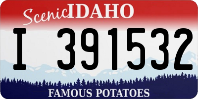 ID license plate I391532
