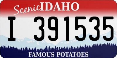 ID license plate I391535