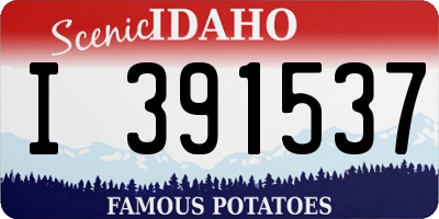 ID license plate I391537