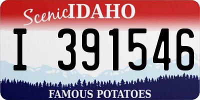 ID license plate I391546