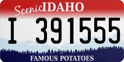 ID license plate I391555