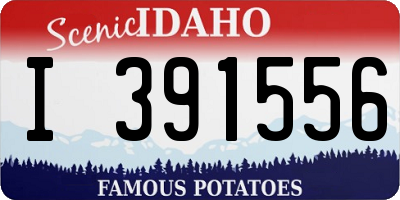 ID license plate I391556