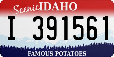 ID license plate I391561