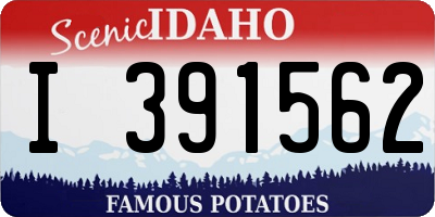ID license plate I391562