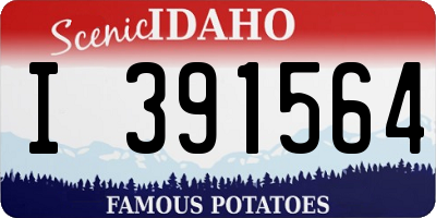 ID license plate I391564