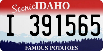 ID license plate I391565