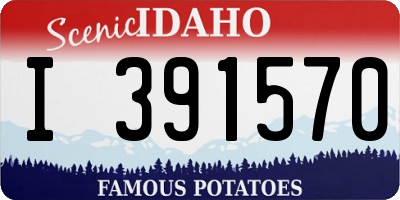 ID license plate I391570