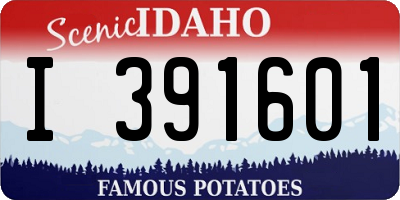 ID license plate I391601