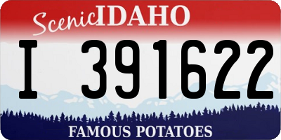 ID license plate I391622