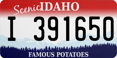 ID license plate I391650