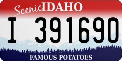 ID license plate I391690