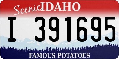 ID license plate I391695