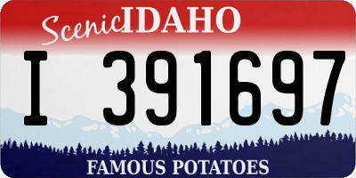ID license plate I391697