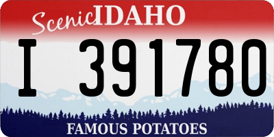 ID license plate I391780