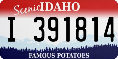 ID license plate I391814