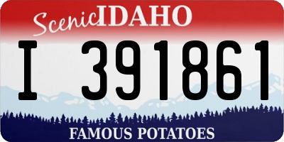 ID license plate I391861