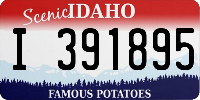 ID license plate I391895