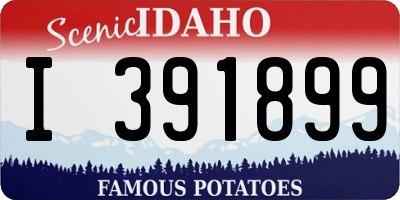 ID license plate I391899