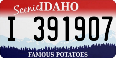 ID license plate I391907
