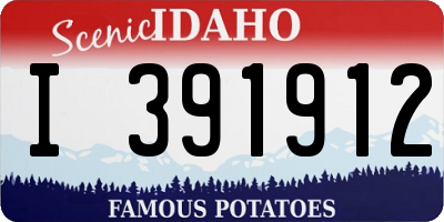 ID license plate I391912