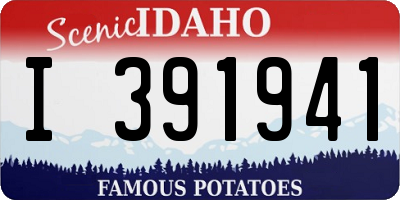 ID license plate I391941