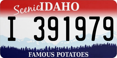 ID license plate I391979