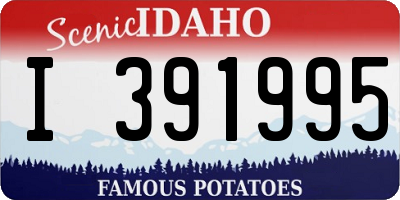 ID license plate I391995