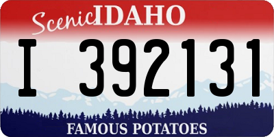 ID license plate I392131