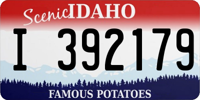 ID license plate I392179