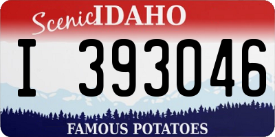 ID license plate I393046