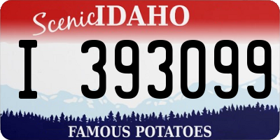 ID license plate I393099