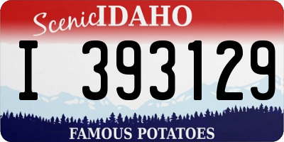 ID license plate I393129