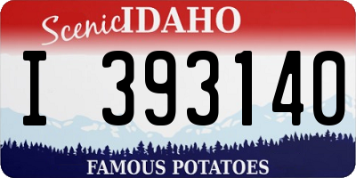 ID license plate I393140