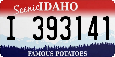 ID license plate I393141