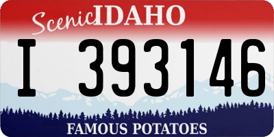 ID license plate I393146
