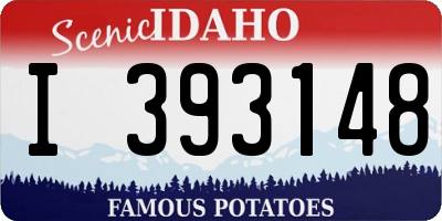 ID license plate I393148