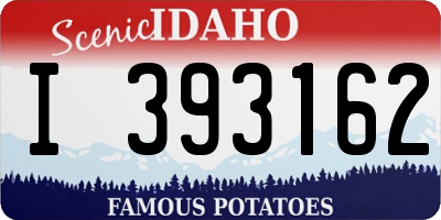 ID license plate I393162