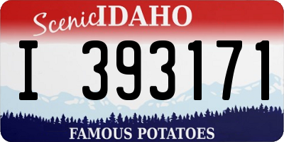 ID license plate I393171