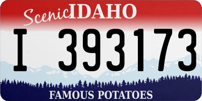 ID license plate I393173