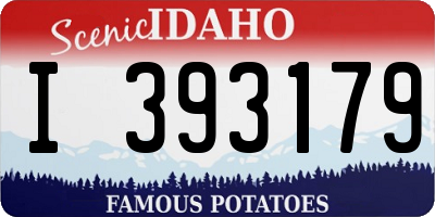 ID license plate I393179