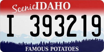 ID license plate I393219